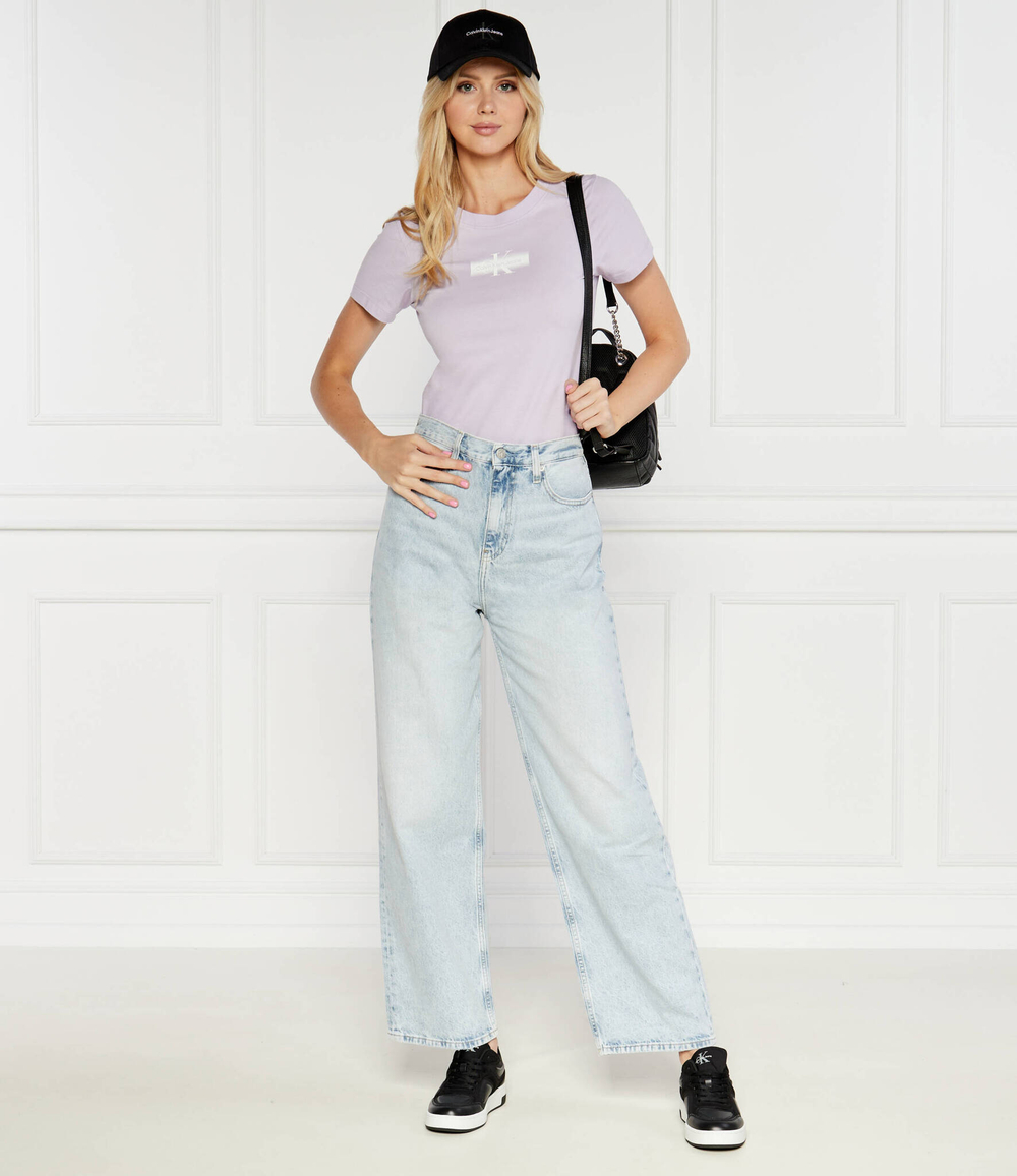 Футболка FADED CALVIN KLEIN JEANS - фиолетовый(J20J223625)