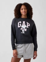 Свитшот Peanuts с широким клиновидным вырезом и воротником-лодочкой - GAP