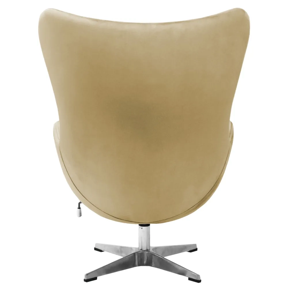 Кресло EGG STYLE CHAIR карамельный, искусственная замша