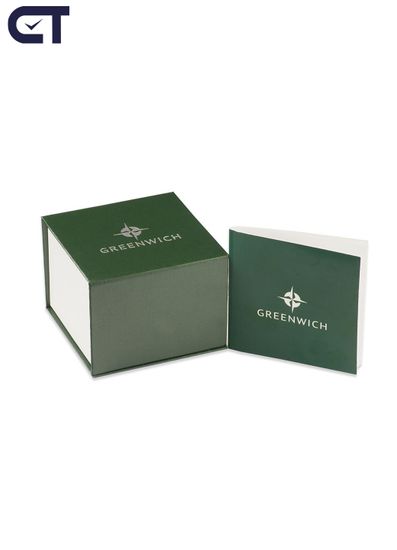 Greenwich GW 074.42.32 часы наручные мужские — автоматическая механика с коричневым циферблатом