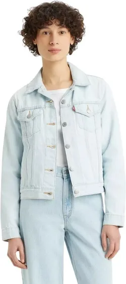 Куртка джинсовая женская LEVI'S ORIGINAL TRUCKER LIGHT INDIGO - WORN IN
