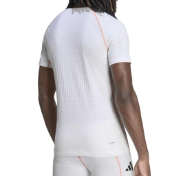 Мужская теннисная футболка Adidas Terrex Xperior Clima365 Baselayer - white/semi impact orange