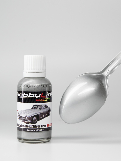 Краска лаковая HobbyLink Mercedes-Benz Silver Gray HP-2201