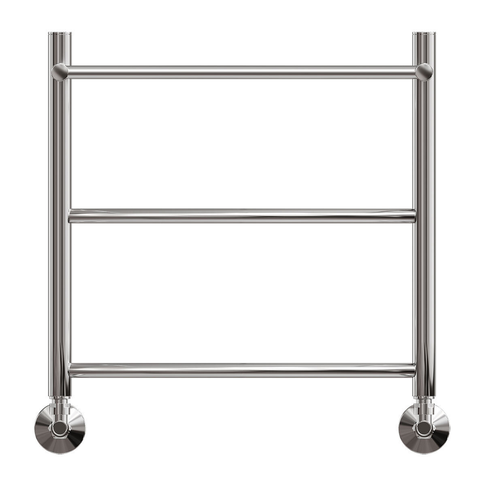 Полотенцесушитель водяной Point Афина PN04155P П2 500x500 с полкой, хром