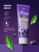 GRASS Подарочный набор Жидкое мыло и крем Черника в йогурте Milana