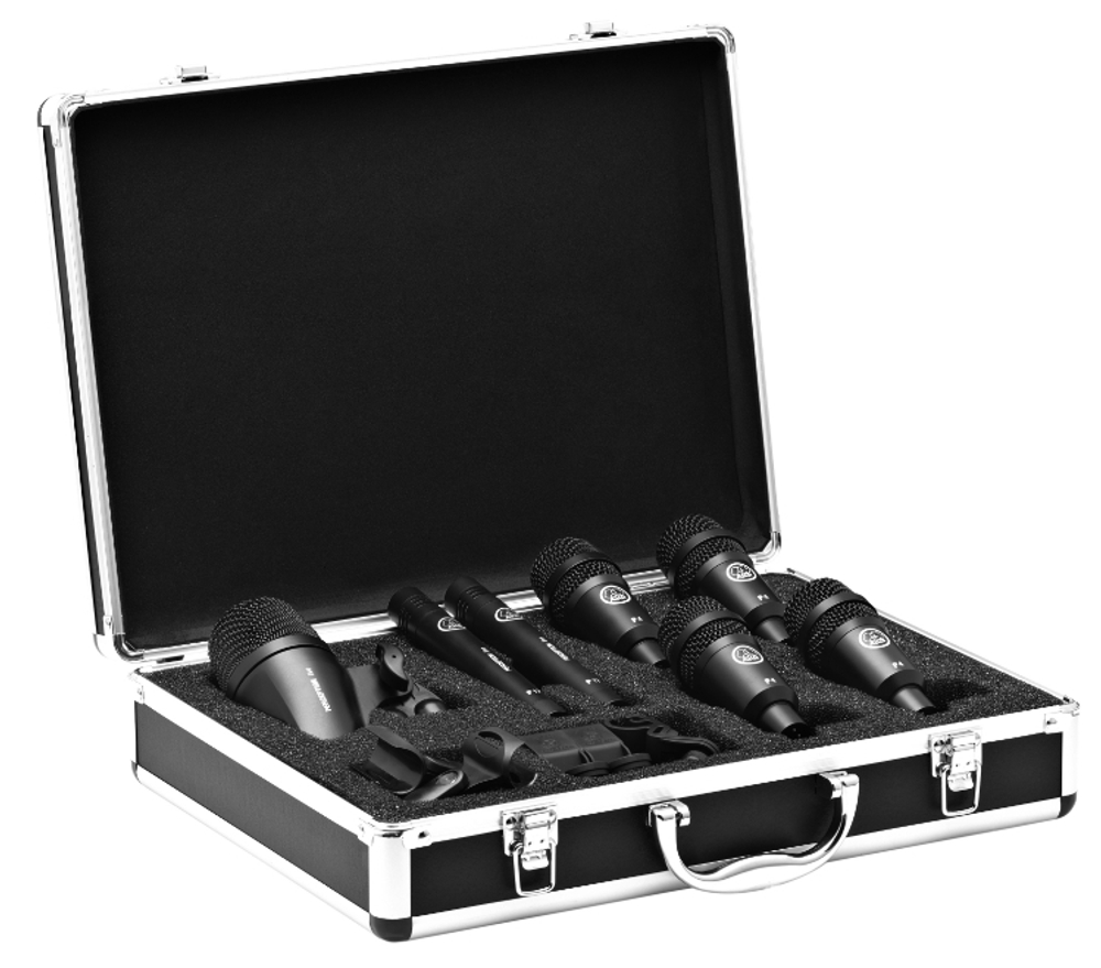AKG Drum Set Session I комплект микрофонов Perception для ударных инструментов: 1 x P 2 + 2 x P 17 + 4 x P 4