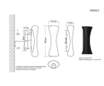 Уличный настенный светодиодный светильник kink Light Эрни 09318-2,16