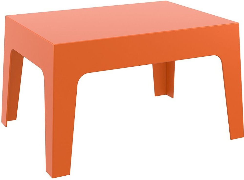 Столик пластиковый журнальный Siesta Contract Box Table, оранжевый