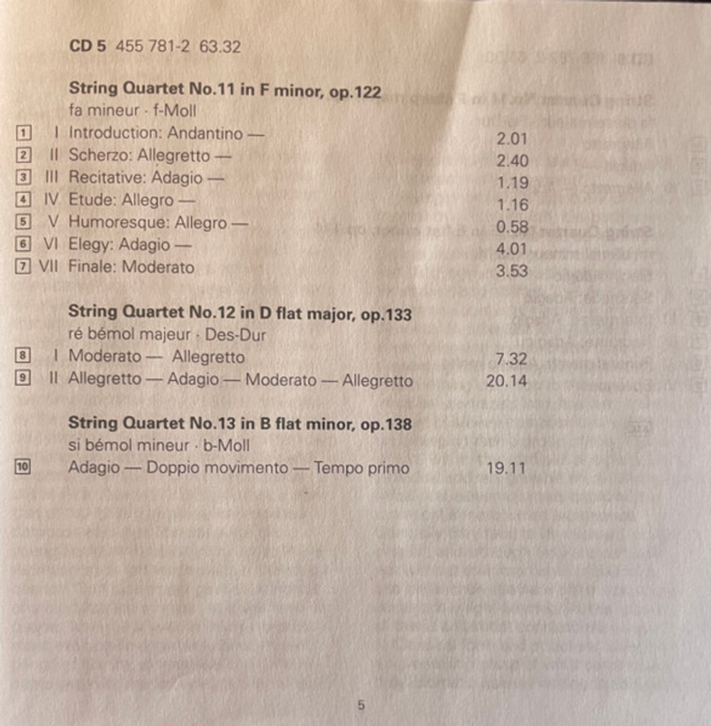 Fitzwilliam String Quartet / Shostakovich: The String Quartets (6CD)