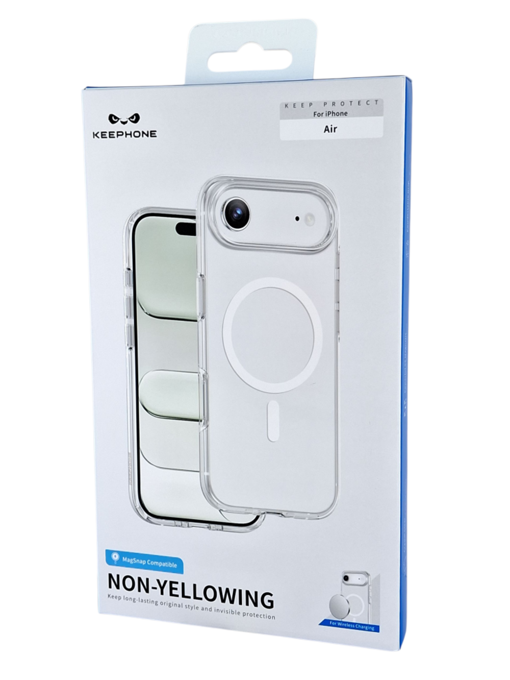 Накладка для i-Phone 17 Air Keephone Non-Yellowing MagSnap прозрачный