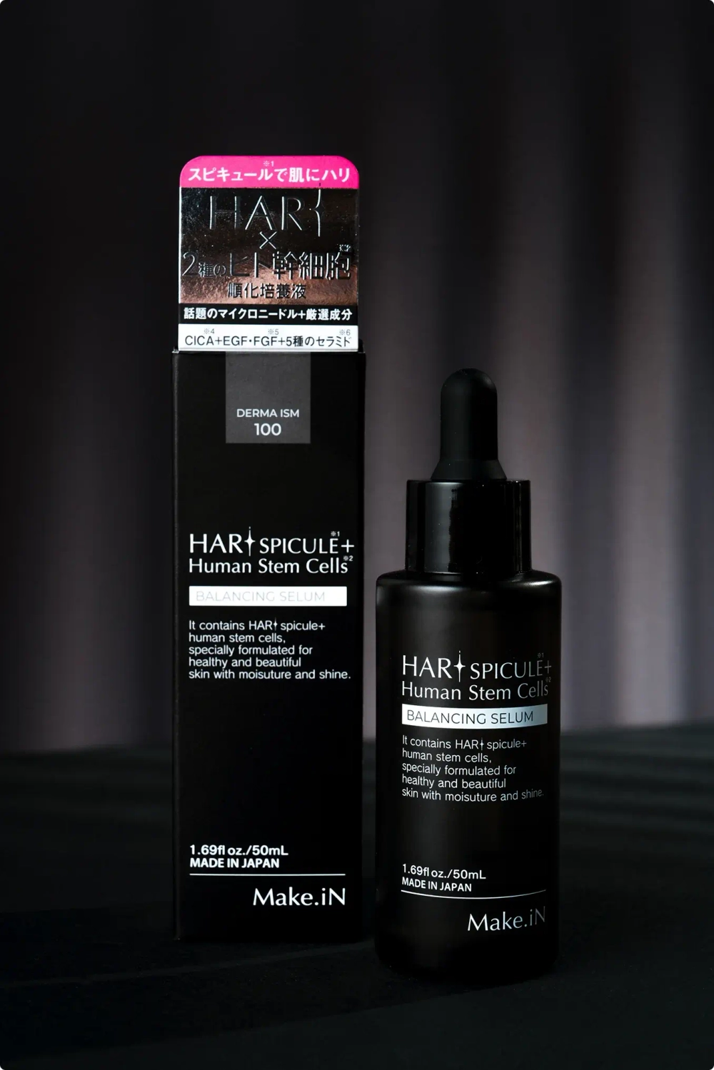 Омолаживающая сыворотка для лица EVLISS Make.In HARI SPICULE + Human Stem Cells BALANCING SERUM с микроиглами и стволовыми клетками
