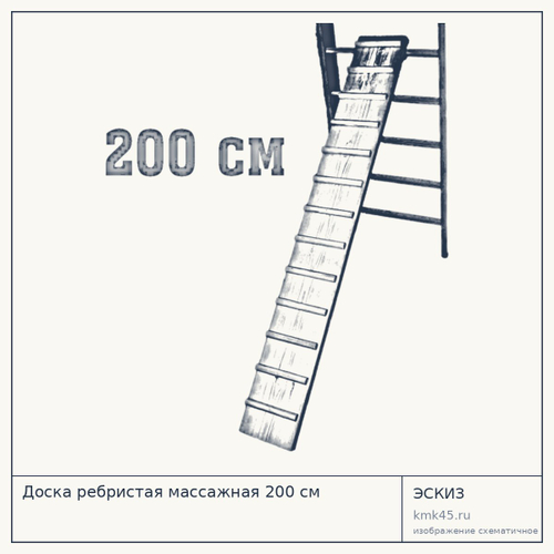 Доска ребристая массажная 200 см — от 4 000 ₽