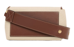 Burberry Cow Leather Messenger Bag, Shoulder Bag, Crossbody Bag Small Women"s White/Tan