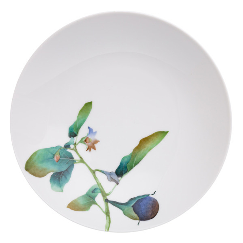Тарелка для пасты 23см Noritake Овощной букет Баклажан