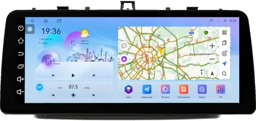 Магнитола для Toyota Avensis T270 2008-2015 (рамка черная) - FarCar S500-TS18 монитор 12.3" 2K QLED на Android 14, Быстрая, CarPlay, 4G SIM-слот
