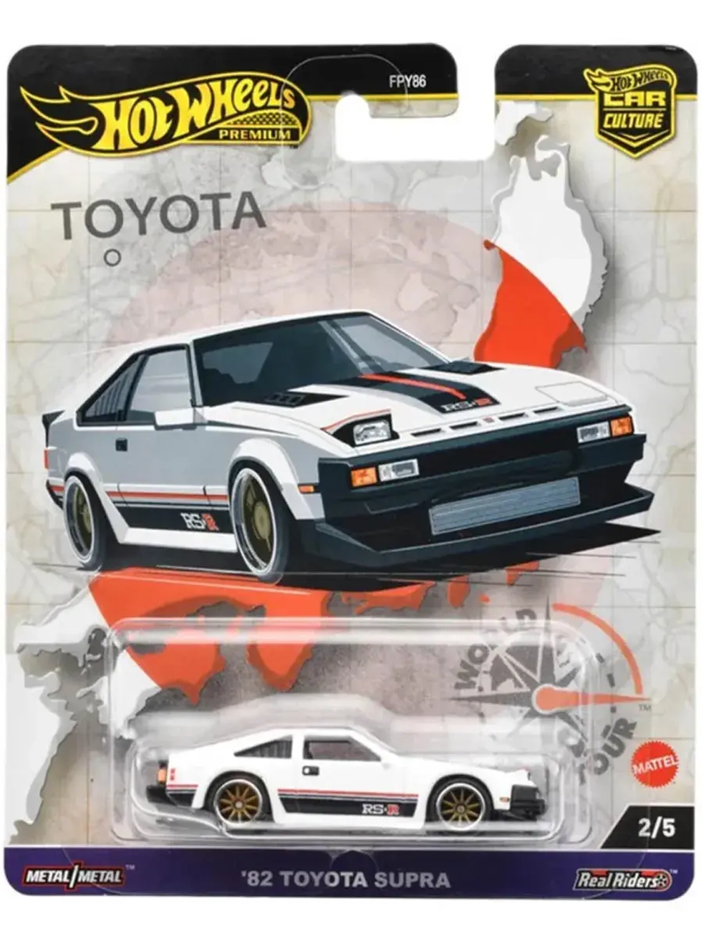 Машинка Хот Вилс Премиум 82 Toyota Supra FPY86 HRV97