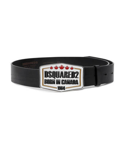 Кожаный ремень Dsquared2 - черный(BEM0586 12900001)