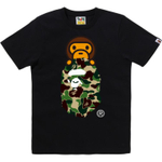 A Bathing Ape Bathing Ape Футболка Cotton Regular Straight Fit Summer 0zxtew012102q черный
