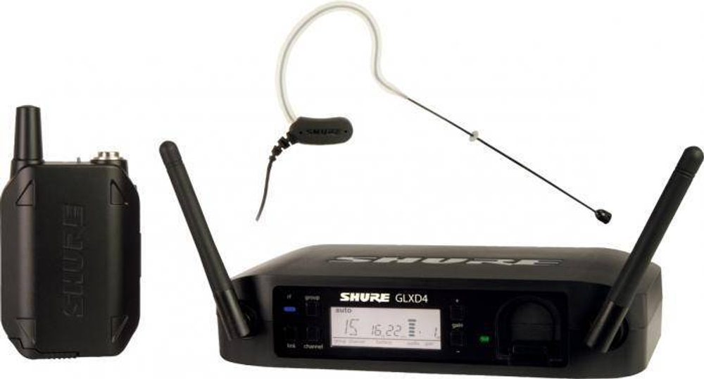 SHURE GLXD14E/85 Z2 2.4 GHz цифровая радиосистема с петличным микрофоном WL185