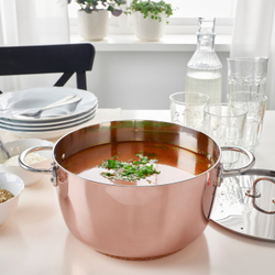 IKEA FINMAT  (ИКЕА ФИНМАТ)  -  Кастрюля с крышкой - медь/нержавеющая сталь 5 л