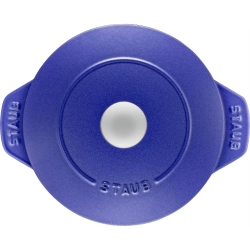 STAUB Чугунная кастрюля Cocotte 3 л 20 см синяя EAN 3272340043987