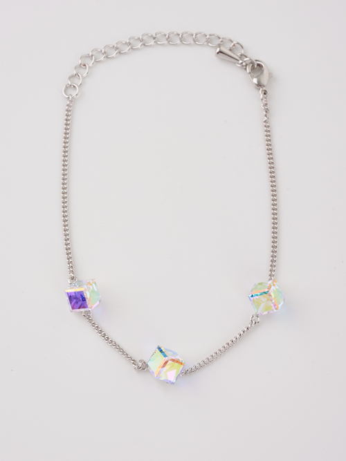 Браслет Миражи с кристаллами-хамелеонами Swarovski