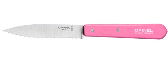Нож столовый Opinel №113, деревянная рукоять, блистер, нержавеющая сталь, розовый 002036