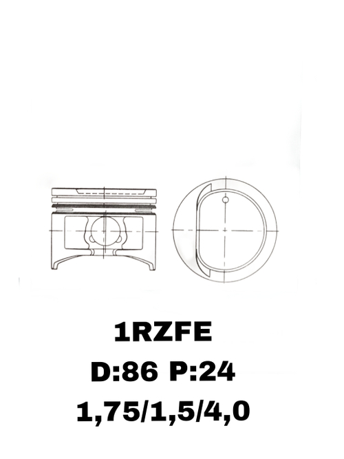 ПОРШНЯ 1RZFE