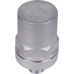 Компенсатор гидроударов STOUT - 1/2" (НР, PN10, Tmax 90°C, латунь никелированная)