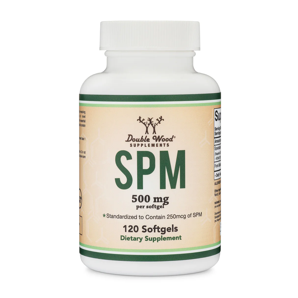 Double Wood Supplements - SPM (Pro-Resolving Mediators) - 120 x 500 mg softgels