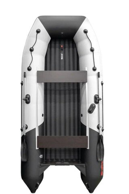 Лодка Таймень RX 3700 НДНД, 3700*1700*470 мм., цвет серый - черный