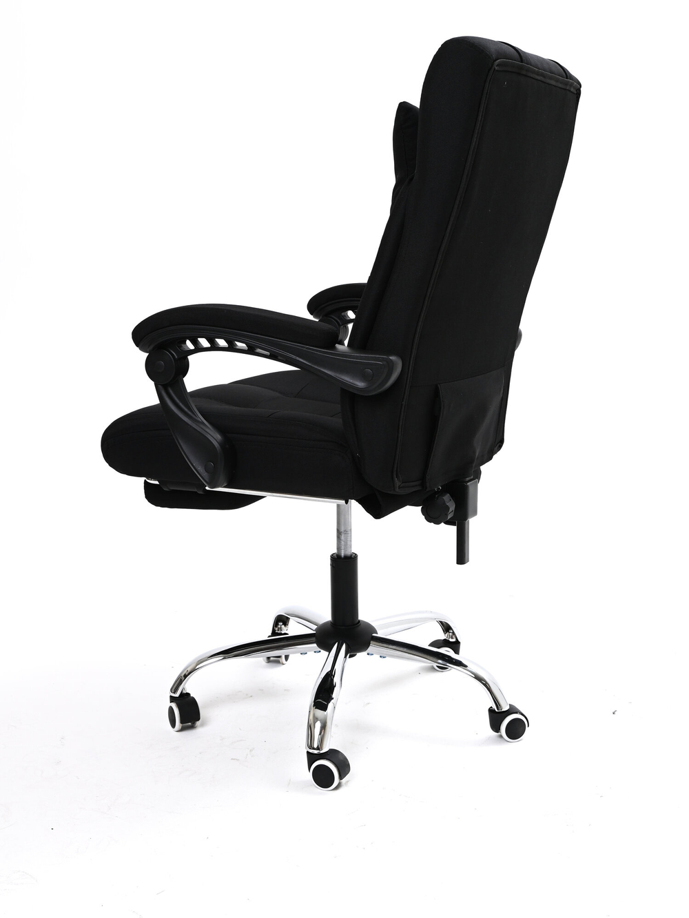 Кресло компьютерное офисное KRESLO COMFORT Premium, текстиль/лён, цвет:черный