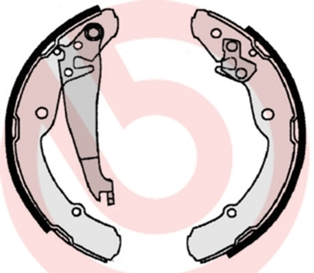 BREMBO - S85516-BRB - Brake Shoe Set