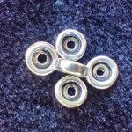 Рондель разделитель 6,5 х 2 мм Сильвер, 1 шт.