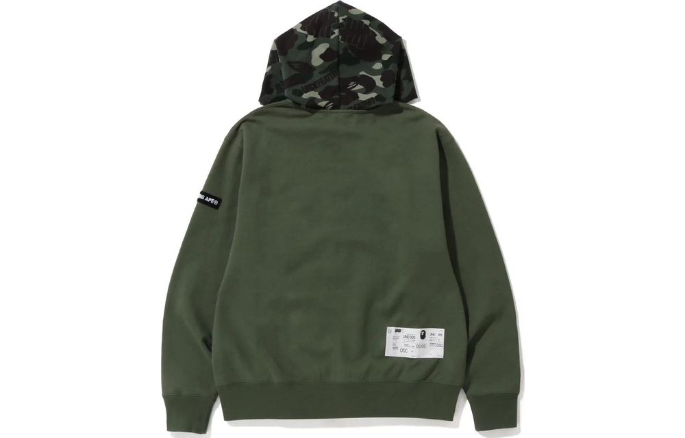 A Bathing Ape X Undefeated Color Camo Relaxed Zip Худи