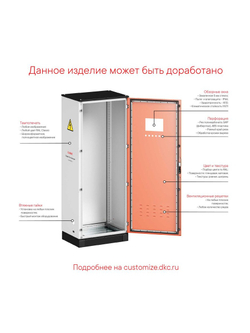 Комплект панелей цоколя 600мм 200мм (уп.2шт) DKC R5NFPB62