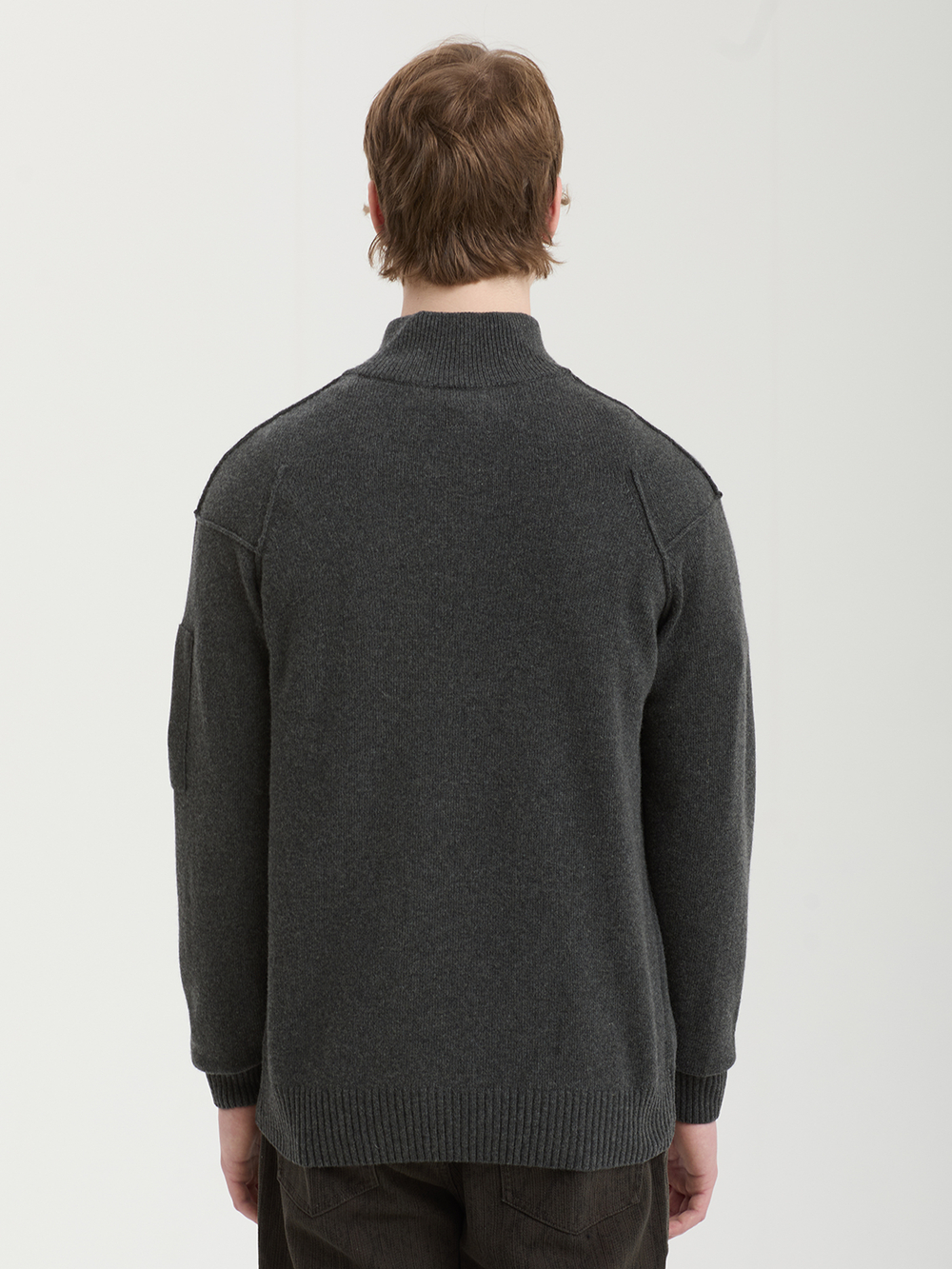 Мужской Свитер (Half-zip) Lambswool Grs