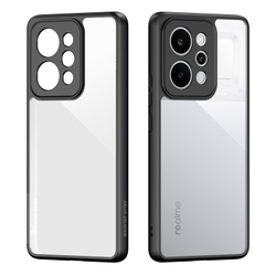 Чехол защитный с черными мягкими рамками для Realme P4 Power 5G, серия Aimo Series Case от Dux Ducis