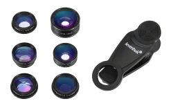 Набор объективов для смартфона Levenhuk Lens S7 - шесть линз и зажим