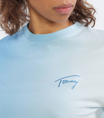 Футболка TJW CLS DIP DYE SIGNATURE TEE Tommy Jeans - голубой(DW0DW15456)