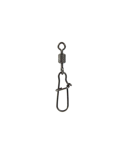 Вертлюжок рыболовный Fish Crystal  SWIVEL WITH SNAP с накаткой и застежкой Nice 3023 №6 (5 упаковок)