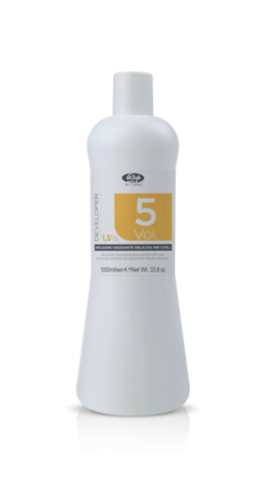 Оксидант-лосьон для волос 1,5% – Lisap Delicate Oxidizing Emulsion for hair 5 vol 1000 мл