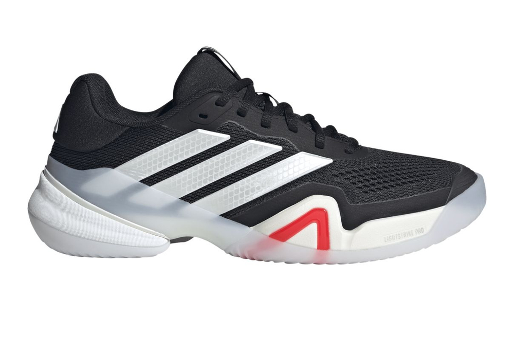 Мужские кроссовки теннисные Adidas Barricade 14 M - core black/zero metalic/lucid red