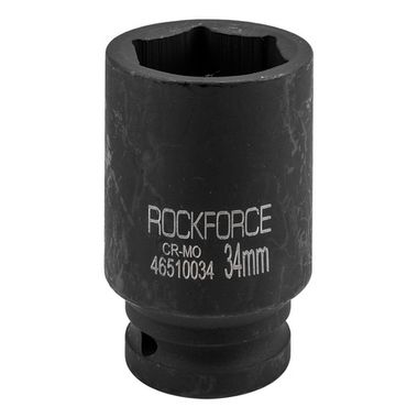 Головка ударная глубокая 34мм 3/4''6гр. RockForce##Rock FORCE RF-46510034
