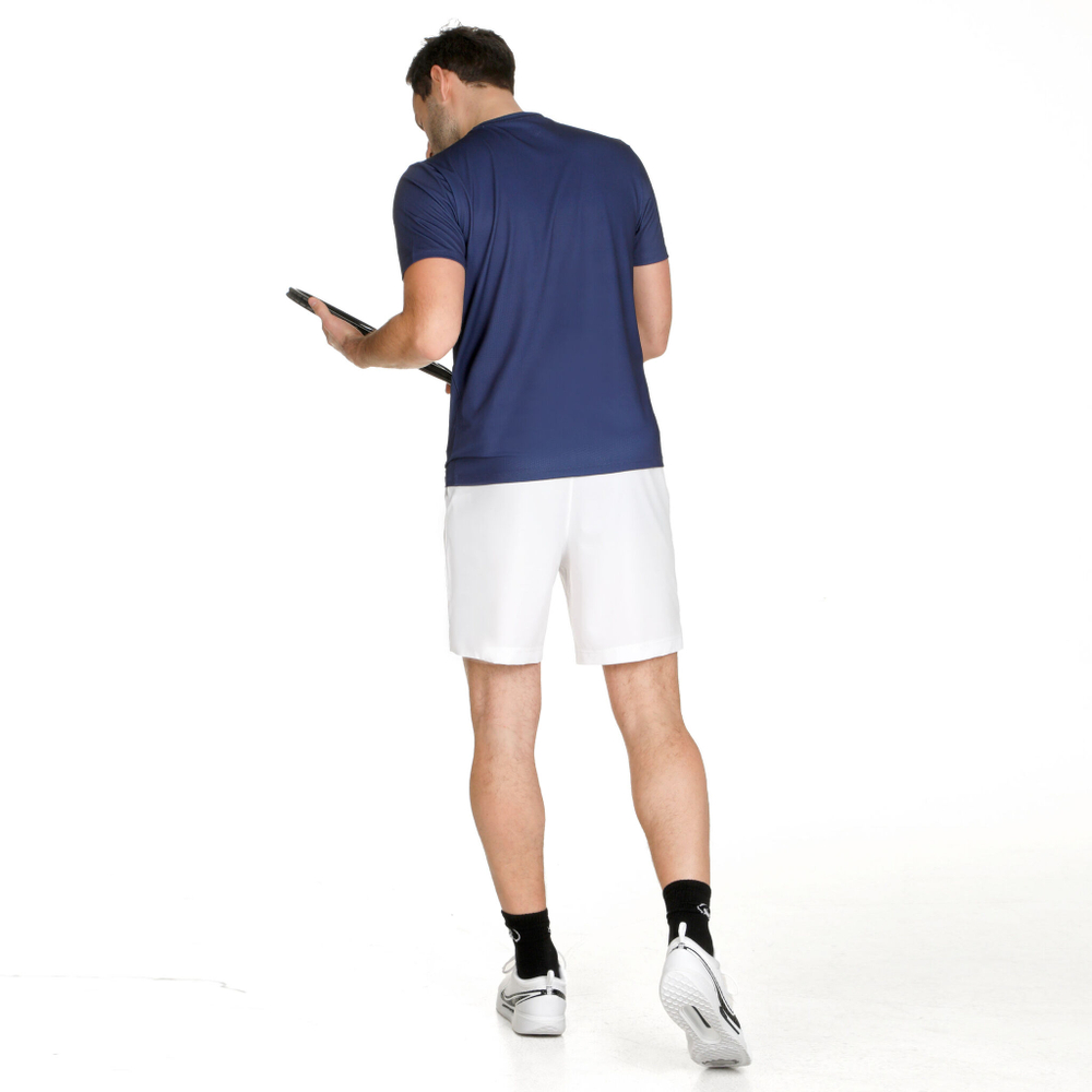 Мужское теннисное поло Quiet Please Retro Receiver T-Shirt Men - Blue