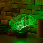 3Д-светильник "Автомобиль - Volkswagen Beetle 2010"