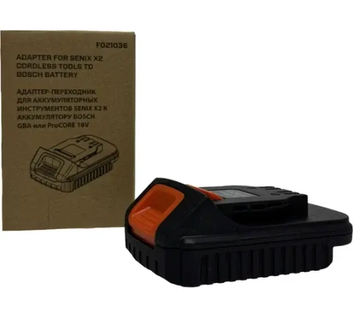 Адаптер-переходник для аккумуляторных инструментов F021036 SENIX X2 20V для BOSCH