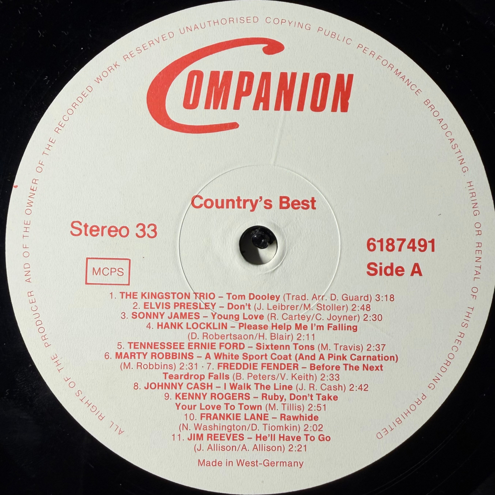 Сборник Country's Best (Дания)