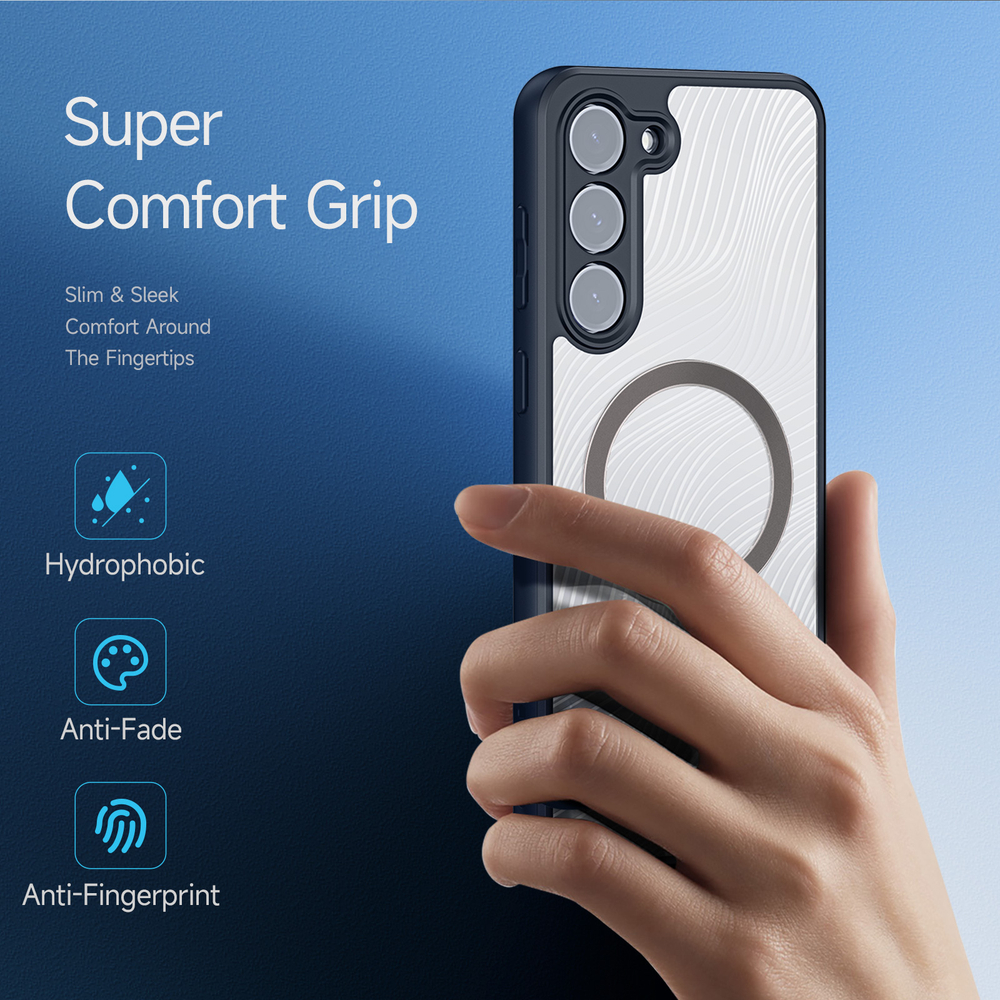 Чехол с MagSafe от Dux Ducis для Samsung Galaxy S23+ Плюс, серия Aimo Mag Series Case