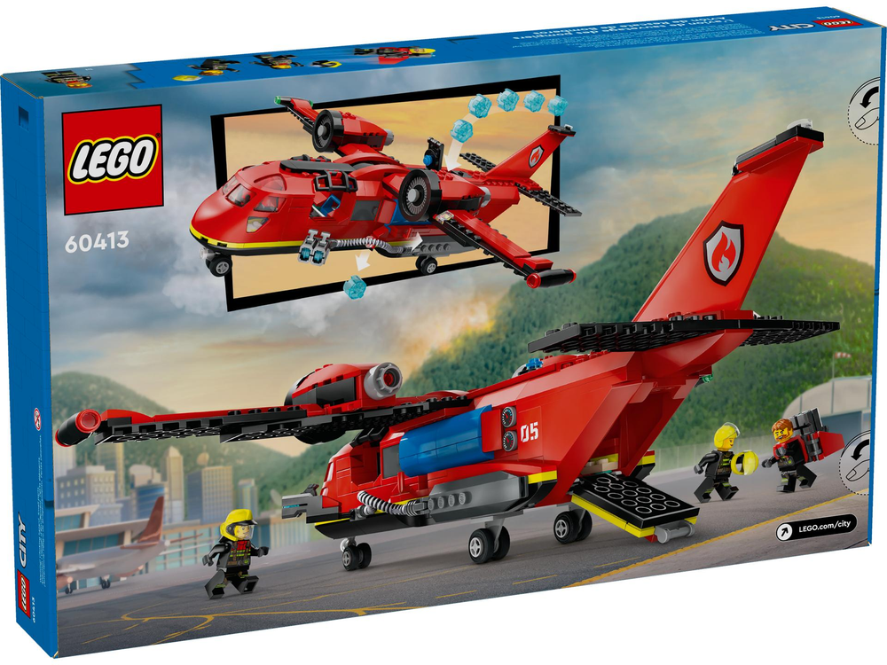 LEGO City 60413 Лего «Пожарно-спасательный самолёт» — тушение с воздуха 60413_УЦЕНКА